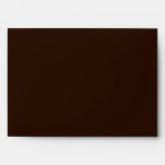 Brown Snowflake Winter Pattern Envelopes