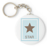 Brown Star Key Chains