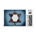 Brown Star of David custom stamp