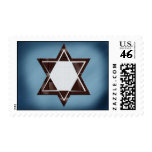 Brown Star of David custom stamp