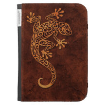 Brown Stone Climbing Gecko Case For The Kindle