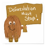 Brown stop deforestation posters