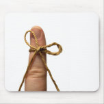 brown string reminder mousepad