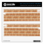 Brown striped texture orbit m speaker skin