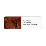 Brown Suede With Strap And Buckle address label