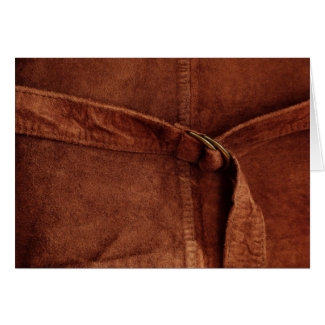 Brown Suede With Strap And Buckle