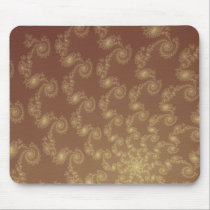 Brown Swirls - Mousepad by PSC159 Brown Swirls - Mousepad