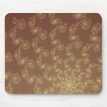 Brown Swirls - Mousepad