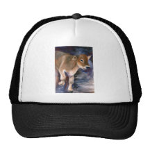Brown Swiss Calf Hat