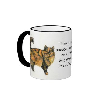 Brown Tabby Cat Ringer Mug mug