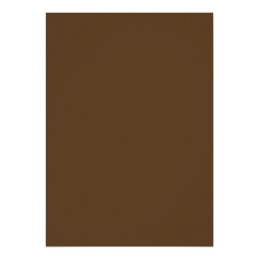 Brown Tan Photo Block Post Wedding Invitation