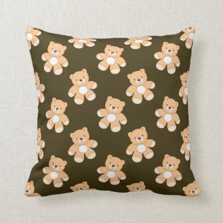 teddy bear throw pillow