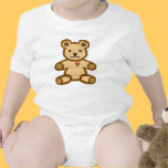 Brown teddy bear with love heart t-shirts