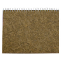 Brown texture background wall calendar