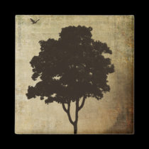Brown Tree Magnet