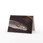 Brown Trout Blank Greeting Card