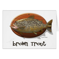 Brown Trout Greeting Card