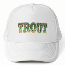Brown Trout Design - Fish, Fishing T-shirt hats