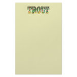 Brown Trout Design Customized Stationery