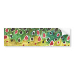 Brown Trout Fish Bumper Sticker