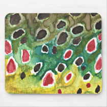 Brown Trout Fish Mousepad