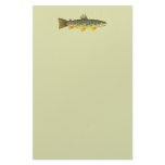 Brown Trout Fishing Customized Stationery
