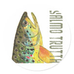 Brown Trout Ichthyology, Fishing, Fly Fishing stickers