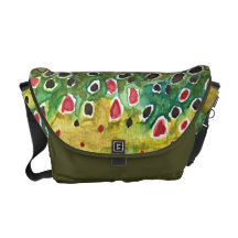 Brown Trout Messenger Bag