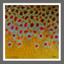 Brown Trout Poster posters