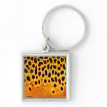 Brown Trout Skin - Key Chain keychains