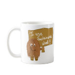 Brown Use sustainable wood mugs
