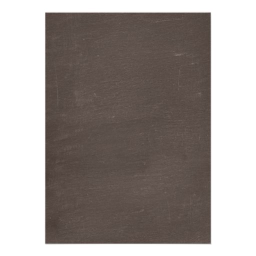 Brown Vintage Chalkboard Wedding Invitations