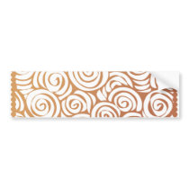 Brown Vintage Swirl bumper sticker