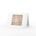 Brown Wedding Thank You cards