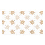 Brown Wheel Cogs. Fractal Circles Pattern. Business Card