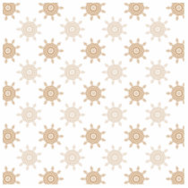 Brown Wheel Cogs. Fractal Circles Pattern. Acrylic Cut Out