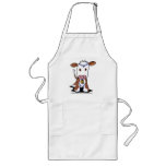 Brown & White Cow aprons