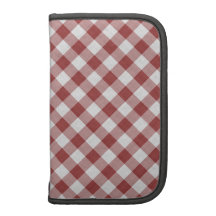 Brown/White Gingham Pattern Planner