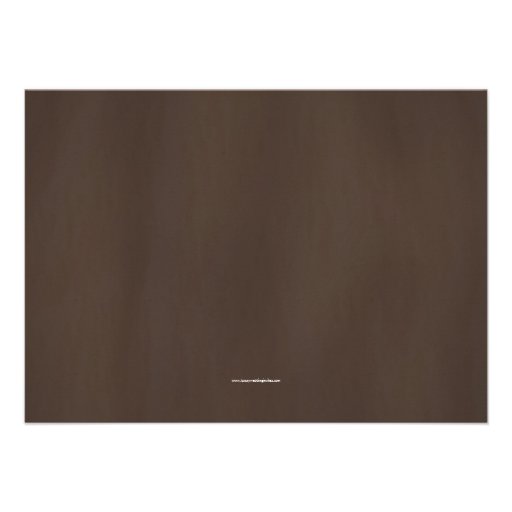 Brown White Modern Rehearsal Dinner Invitation
