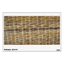 Brown Wicker Texture Room Decal