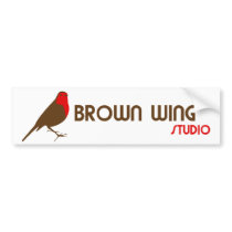Brown Wing Studio - Sticker bumper stickers