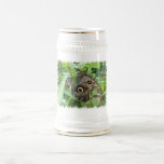 Brown Winged Butterfly Beer Stein Mug