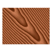 Brown Woodgrain Textured Custom Announcement
