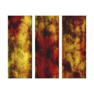 Brown yellow canvas print wrappedcanvas