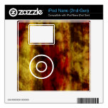 Brown yellow texture skin for the iPod nano
