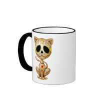 Brown Zombie Sugar Kitten Coffee Mug