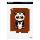 Brown Zombie Sugar Panda Decal For iPad 3