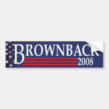 Brownback for President Bumper Sticker