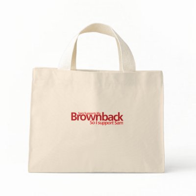 Brownback Supports Life Beach Bag by Brownback2008