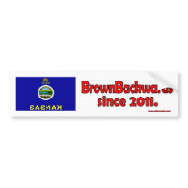 BrownBackwards Bumper Stickers